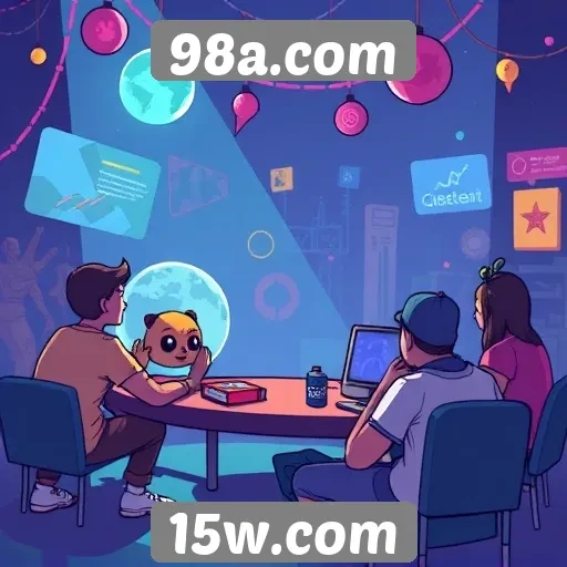 Recursos de comunidade e interatividade no 98a.com
